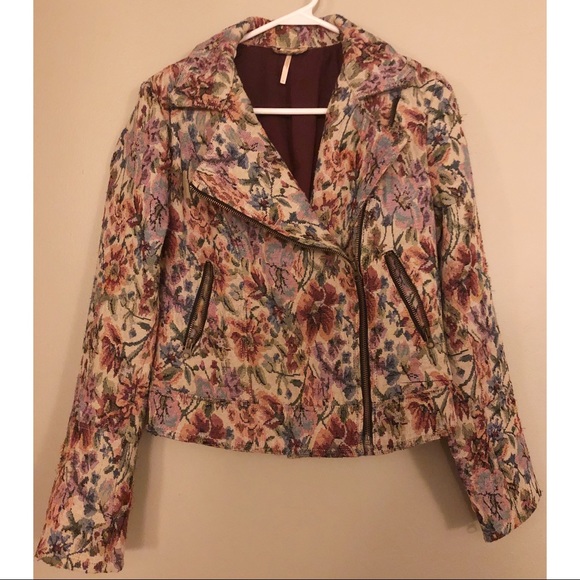 Free People Floral Tapestry Jacket 